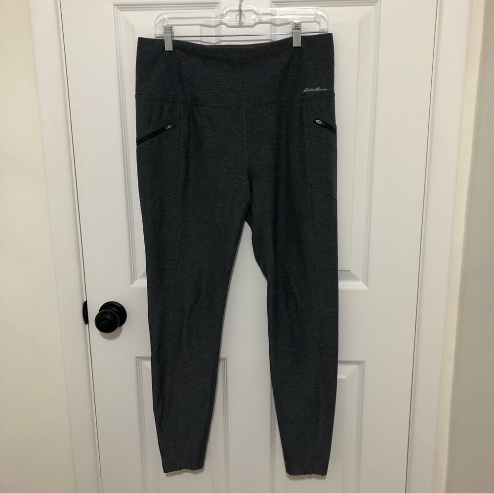 Eddie Bauer Trail Tight High Rise Gray Leggings - Size Large